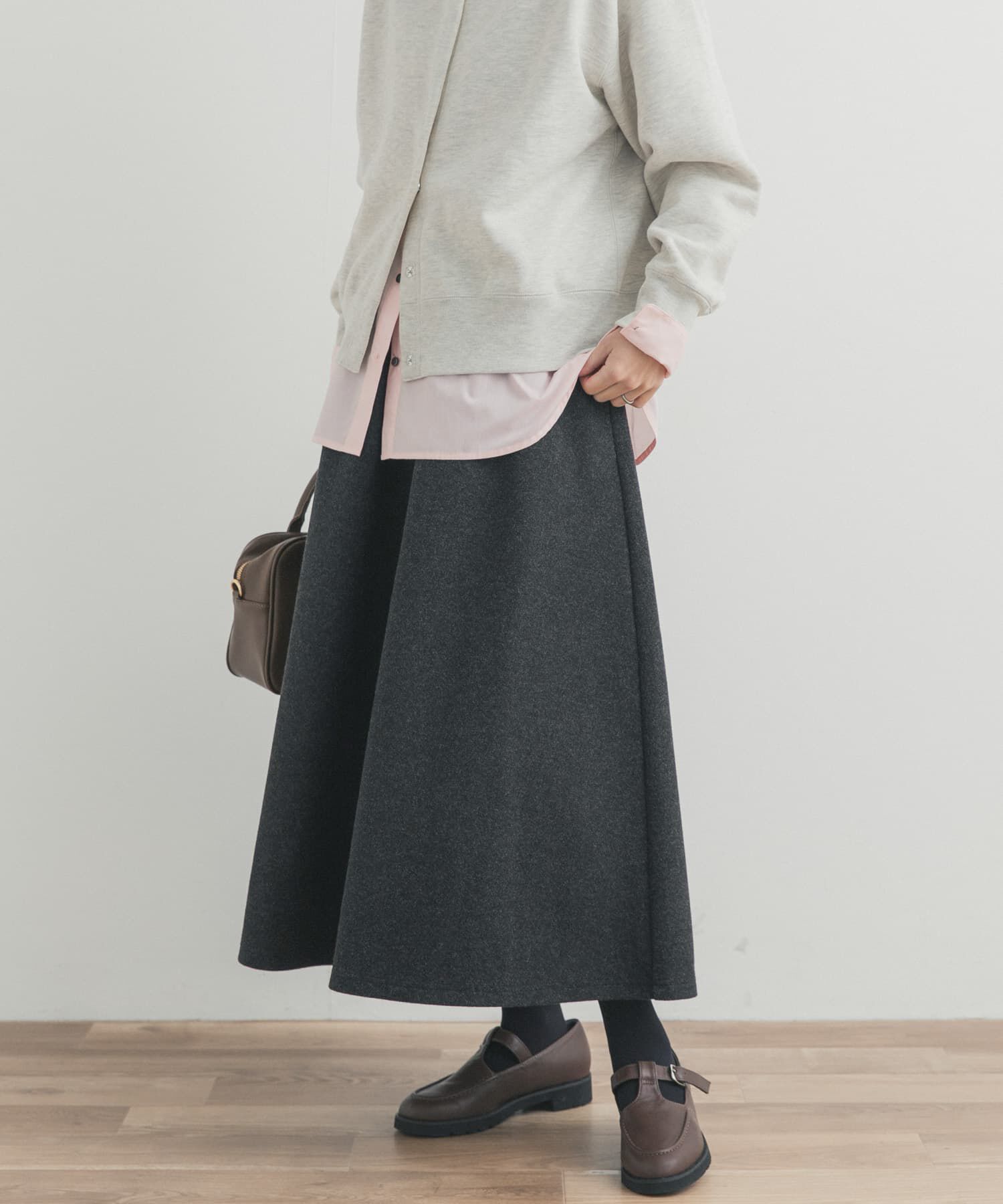 URBAN RESEARCH DOORS「カットギャザースカート」|スカート|