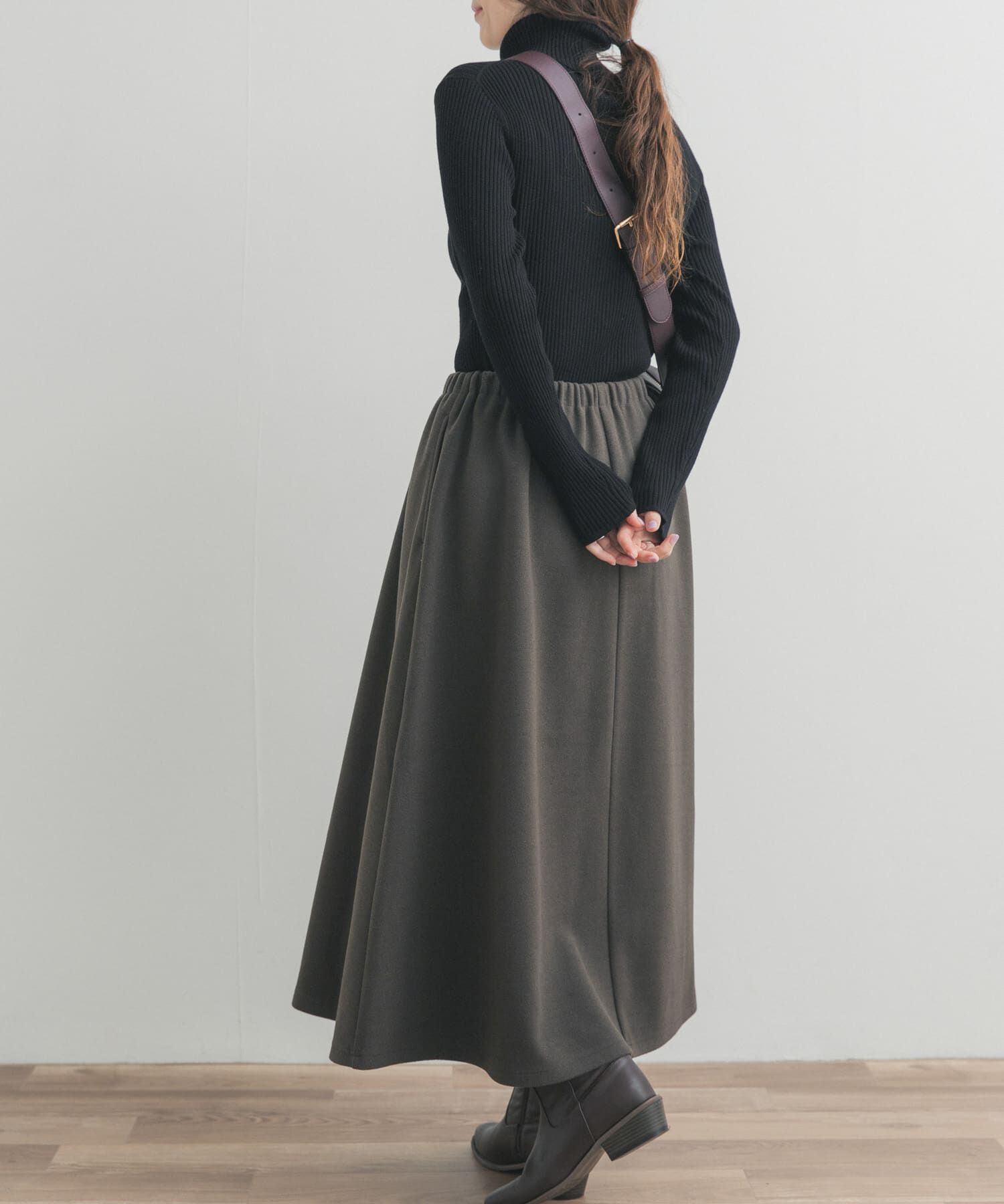 URBAN RESEARCH DOORS「カットギャザースカート」|スカート|