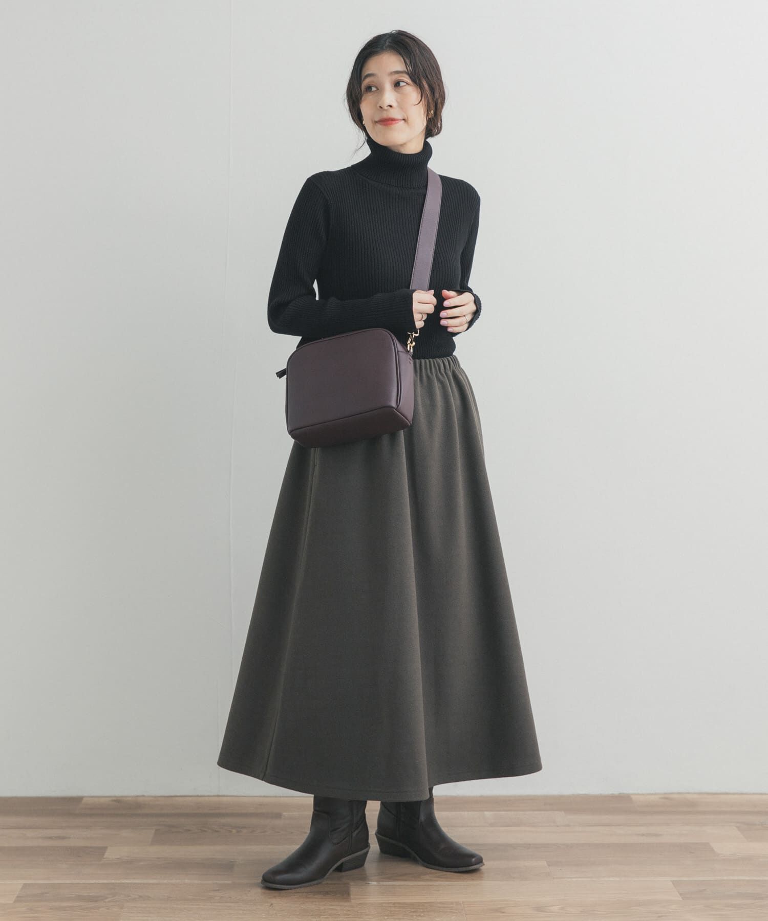 URBAN RESEARCH DOORS「カットギャザースカート」|スカート|