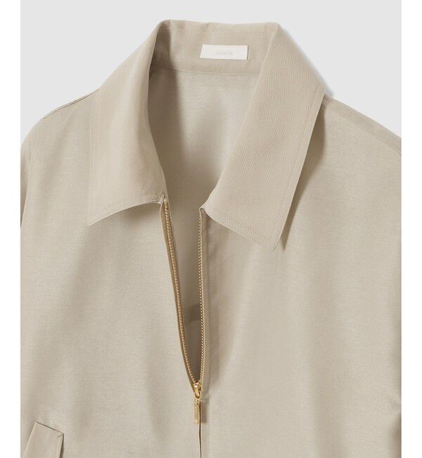 allureville「オーガンジーステンカラーブルゾン」|ブルゾン・スタジャン|