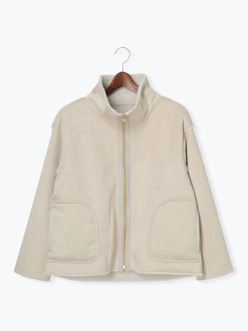 Te chichi「リバーシブルムートンスタンド衿ブルゾン」|その他|