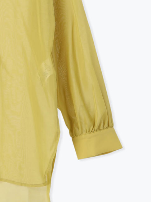 Te chichi TERRASSE「パール釦レギュラーカラーシアーシャツ」|シャツ・ブラウス|