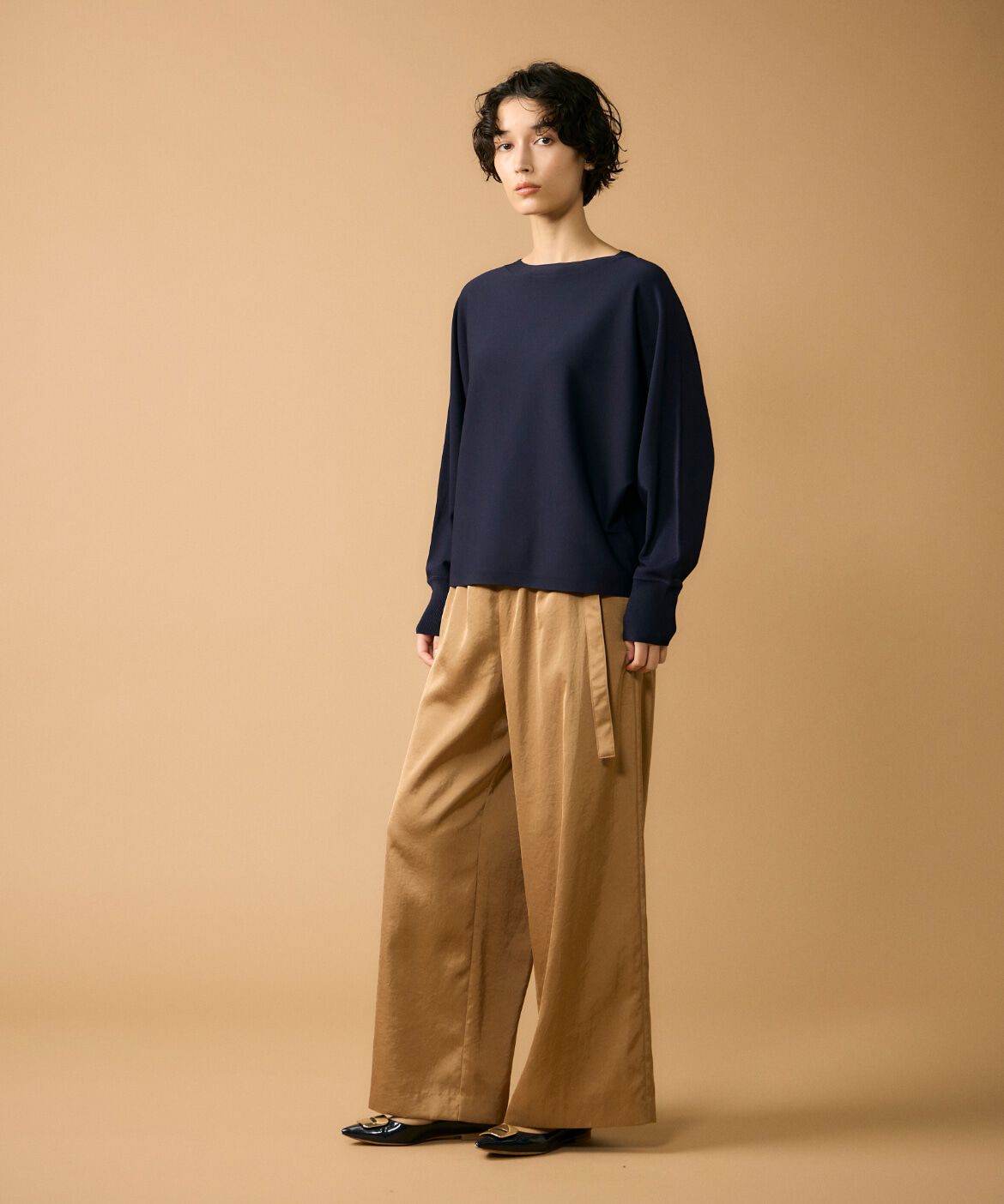 Le Souk「ドルマンスリーブニットプルオーバー」|ニット・セーター|