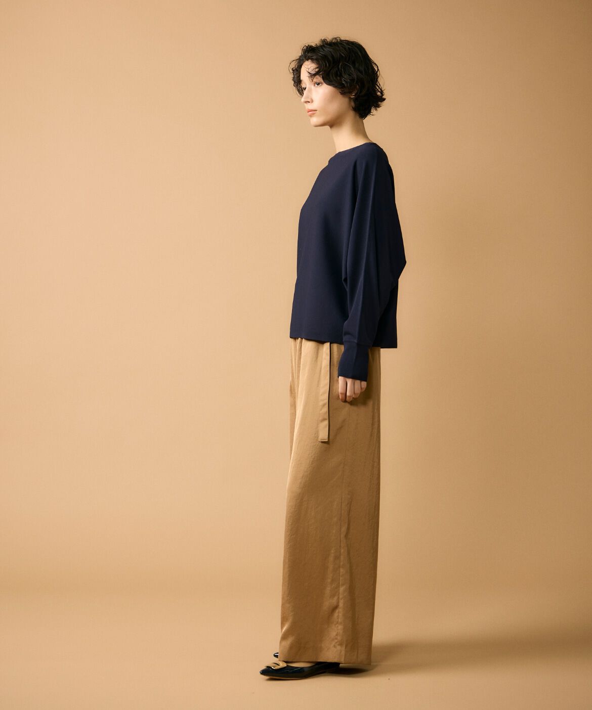 Le Souk「ドルマンスリーブニットプルオーバー」|ニット・セーター|