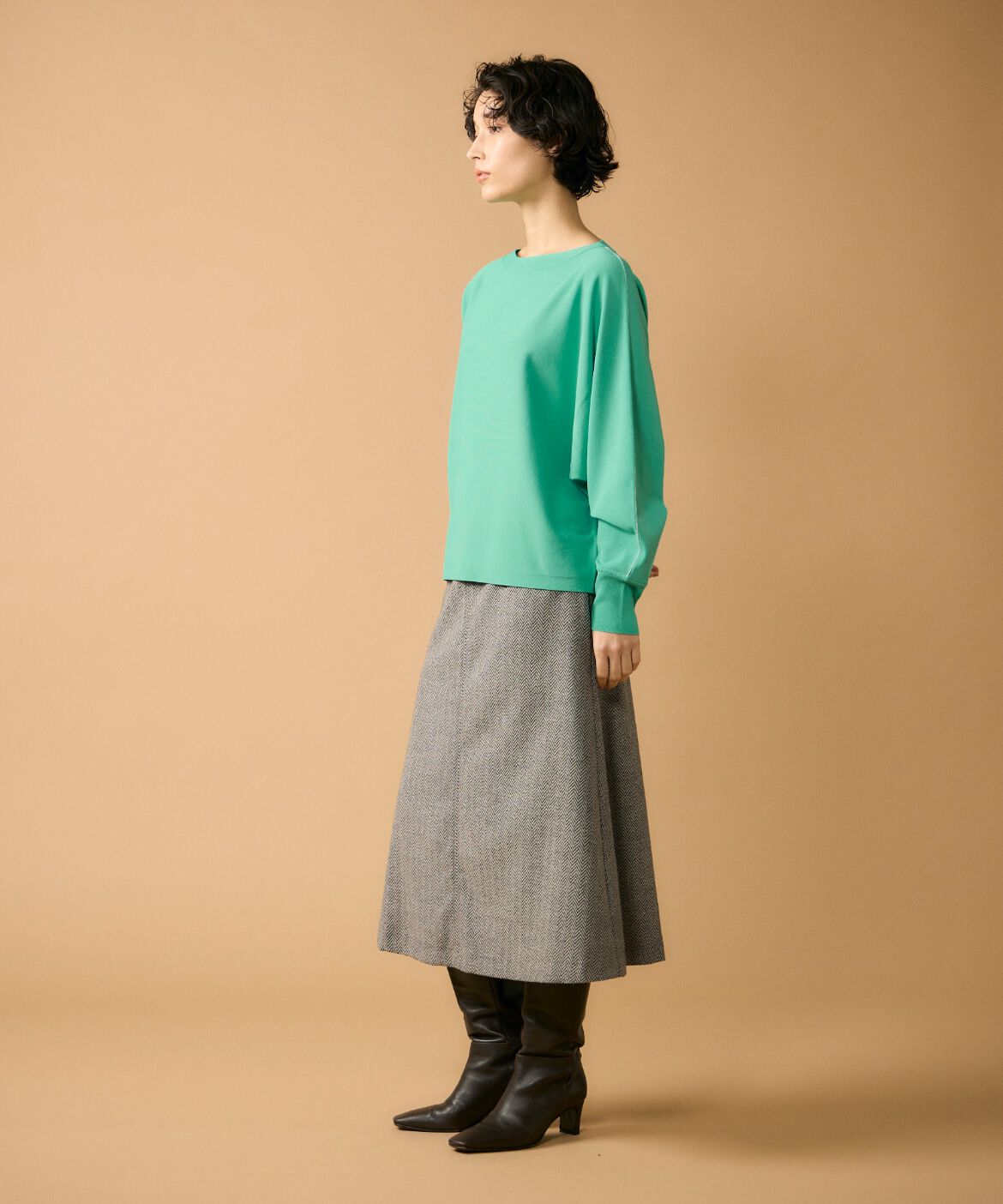 Le Souk「ドルマンスリーブニットプルオーバー」|ニット・セーター|