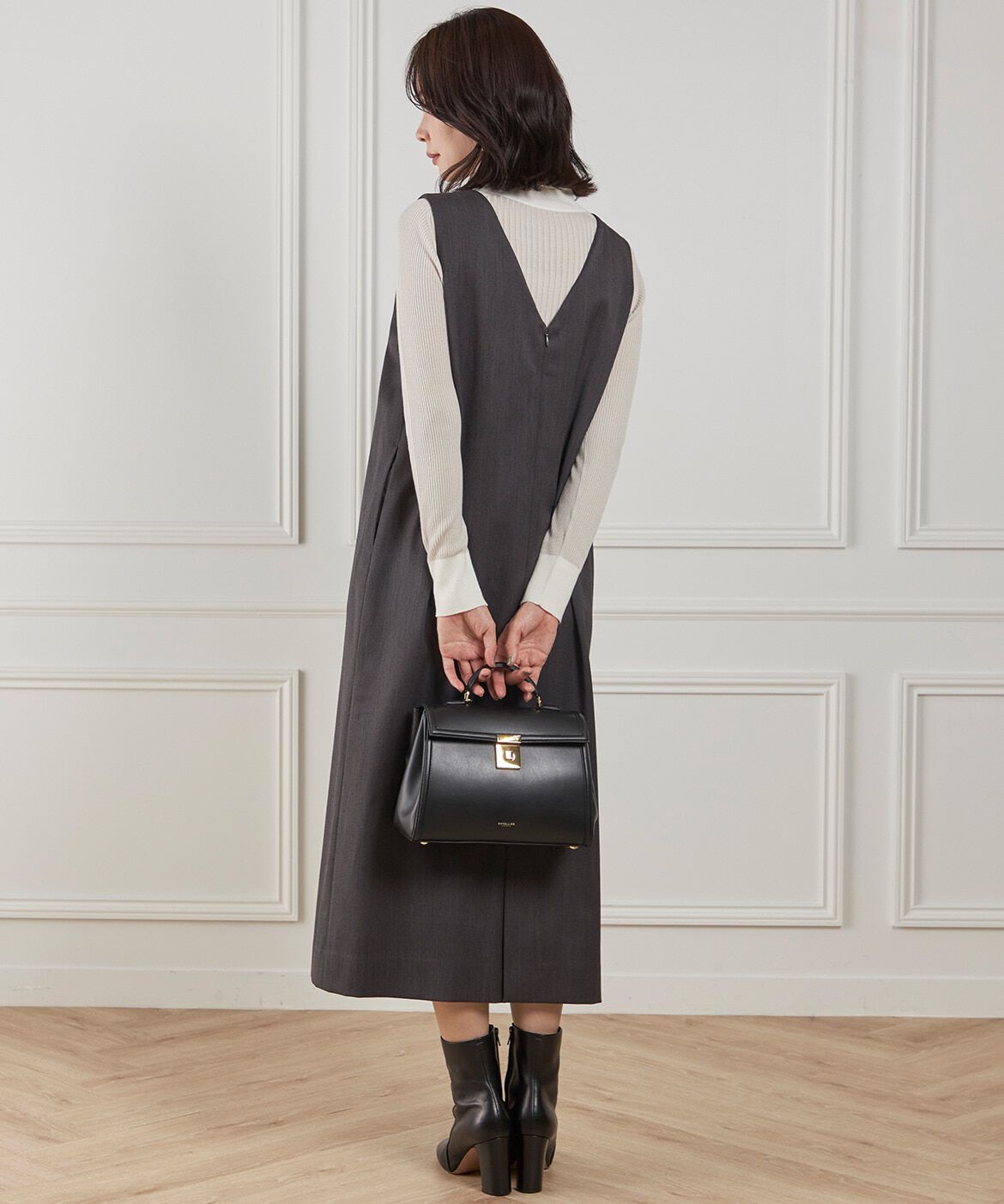 INED「ボートネックワンピース　　」|ワンピース|