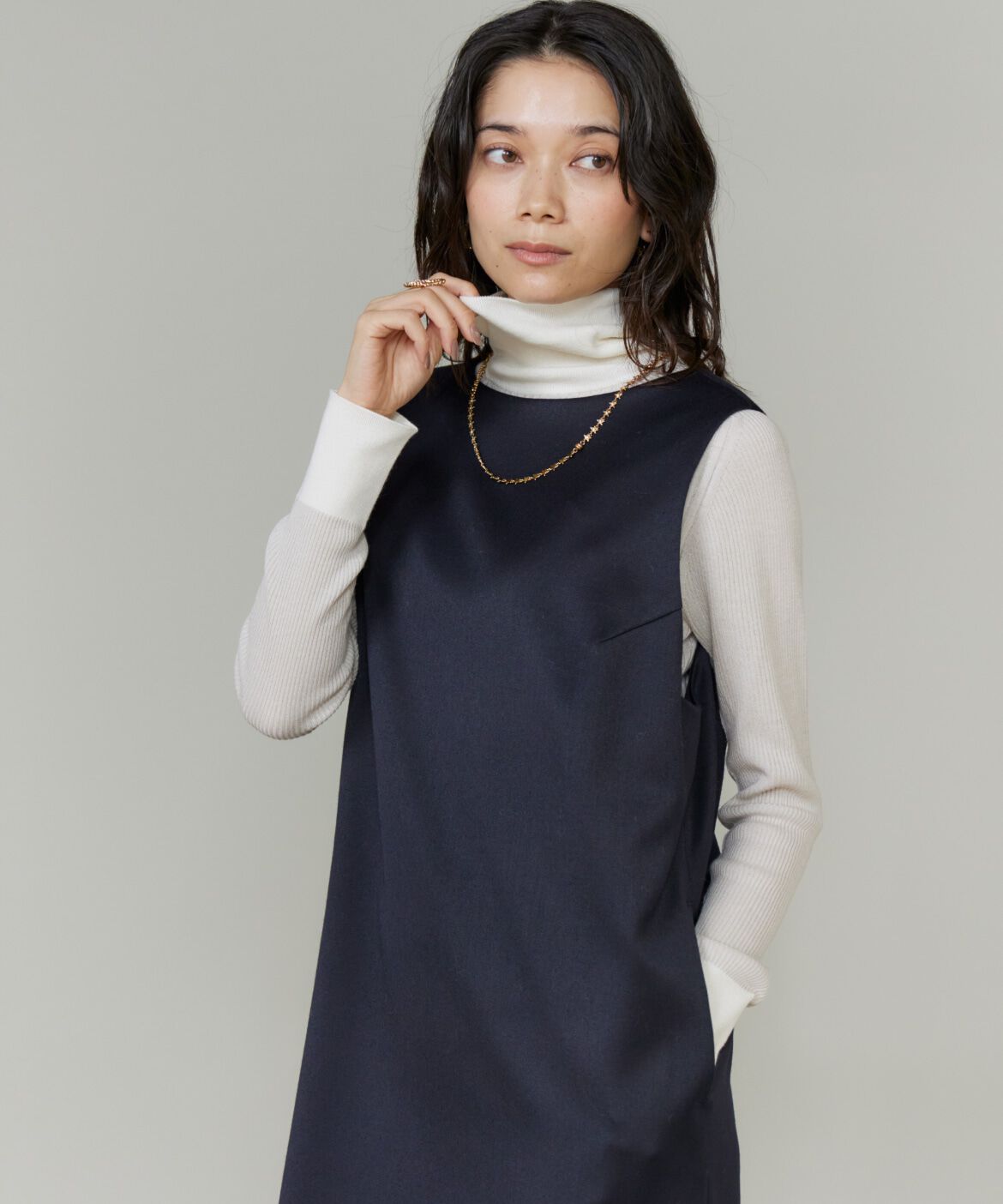 INED「ボートネックワンピース　　」|ワンピース|