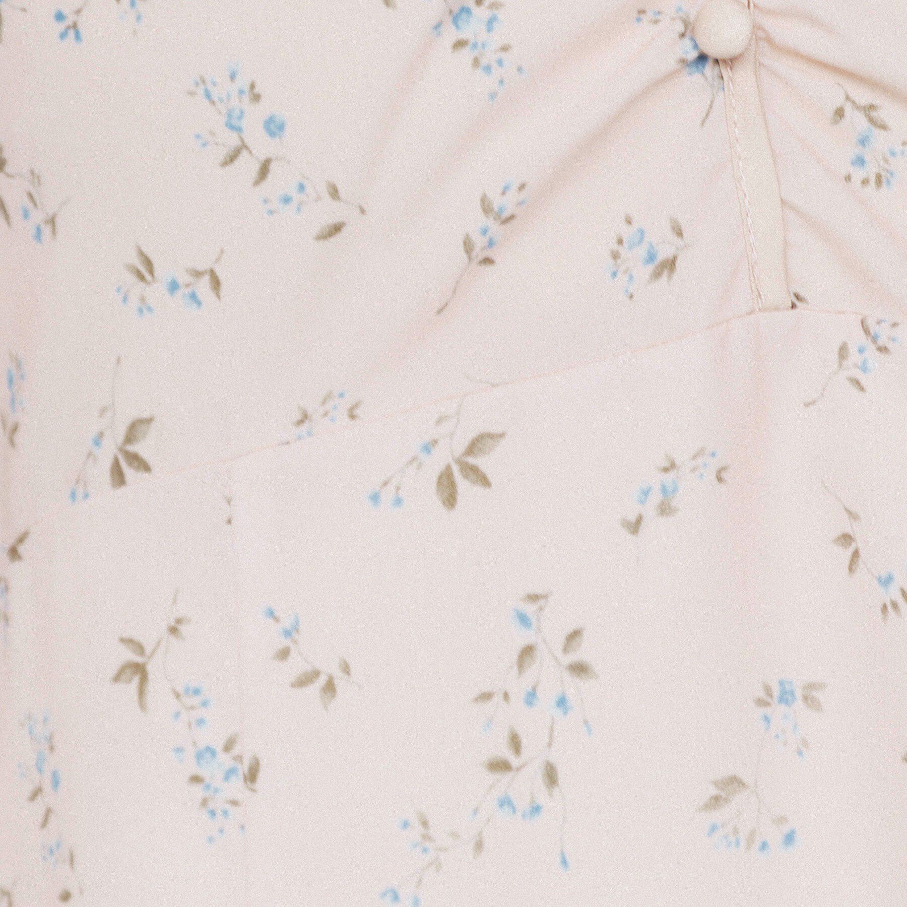 index「フラワーVネックフレアワンピース【洗濯機洗い可/イージーアイロン】」|ワンピース|