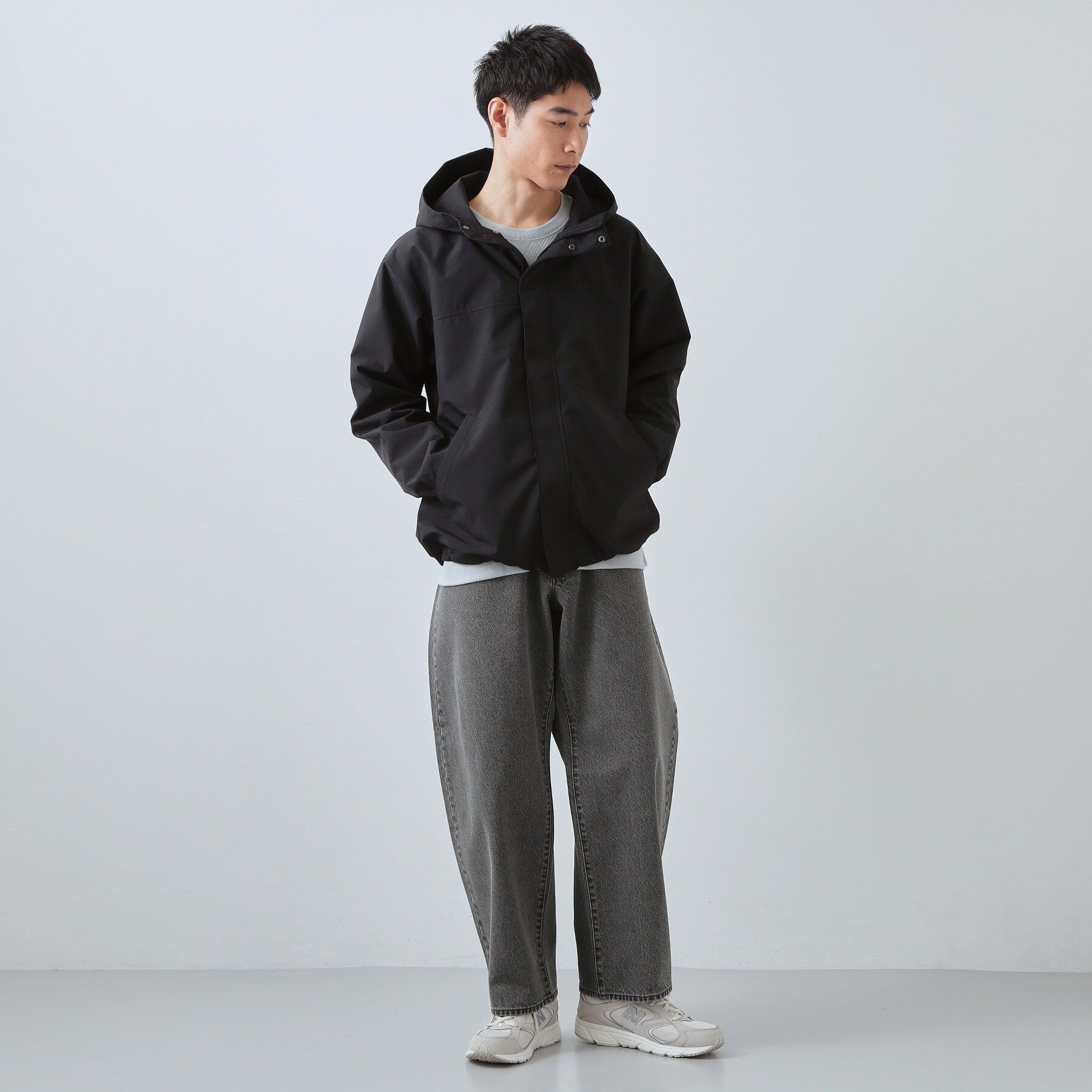 THE SHOP TK「【半歩先のオシャレ】デニムカーブパンツ　セットアップ可/洗濯機OK」|デニム|