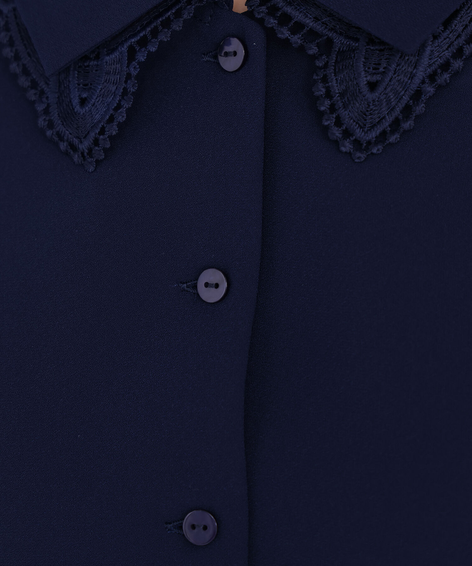  「レースダブルカラーブラウス」|シャツ・ブラウス|