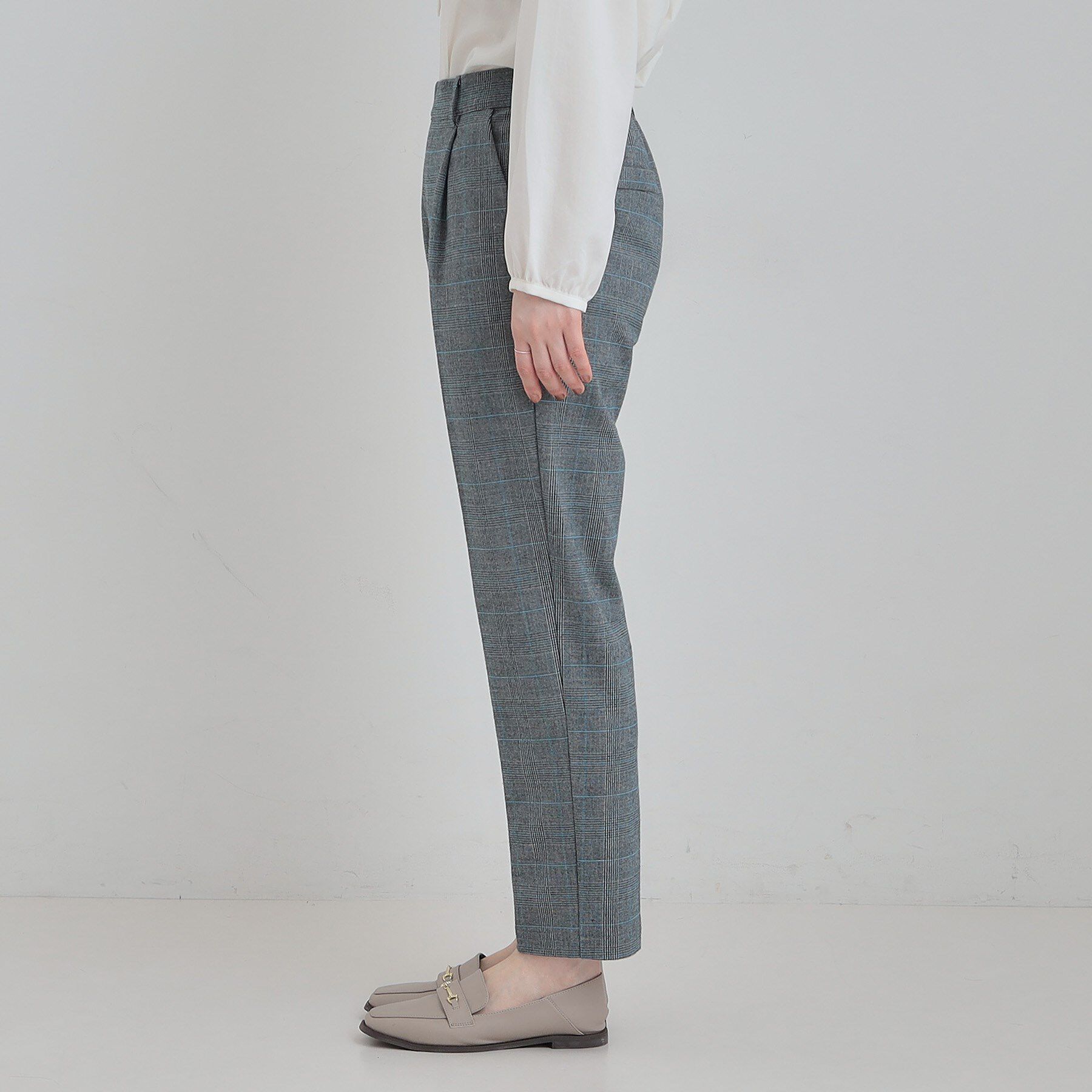 SHOO･LA･RUE「【洗濯機可/S-LL】美脚見え あったか裏起毛 テーパードパンツ」|その他|