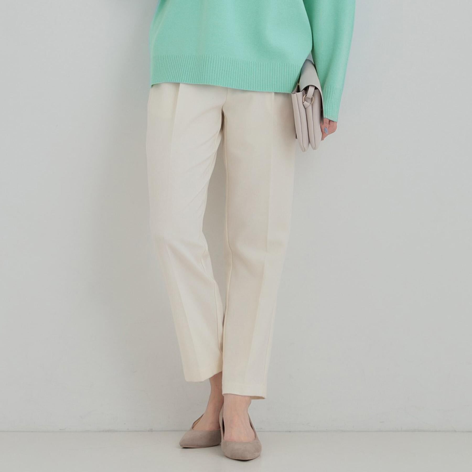 SHOO･LA･RUE「【洗濯機可/S-LL】美脚見え あったか裏起毛 テーパードパンツ」|その他|