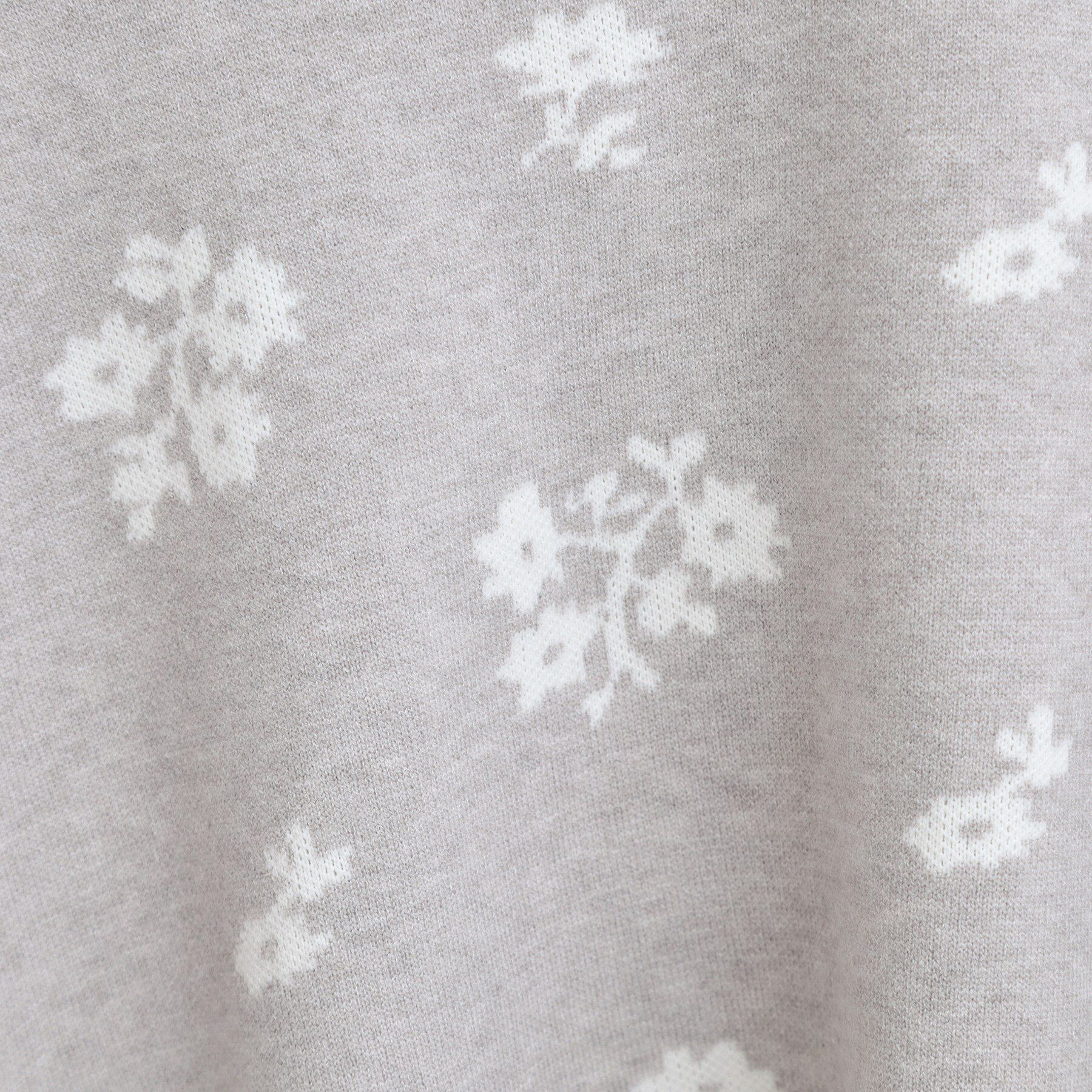 SHOO･LA･RUE「【S-LL】大人上品な レトロフラワーニット」|ニット・セーター|