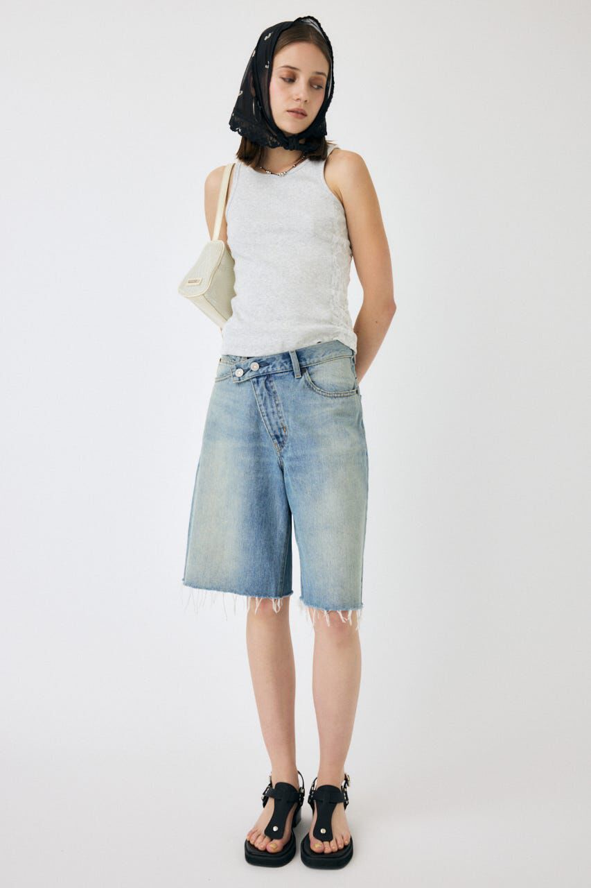 MOUSSY「LACE DOCKING タンクトップ」|タンクトップ|