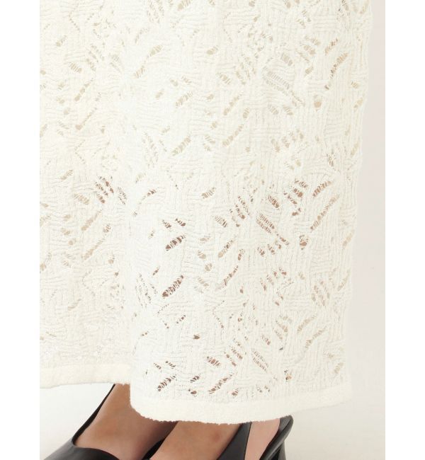 LAGUNAMOON「パターンニッティングフロントボタンワンピース」|ワンピース|