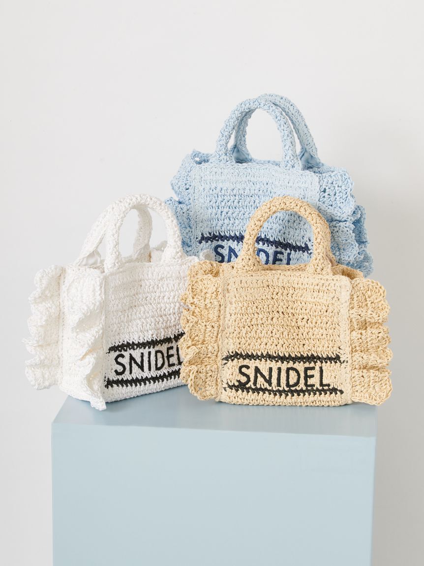 SNIDEL「ブレーズフリルロゴミニショルダー」|ショルダー・メッセンジャー|