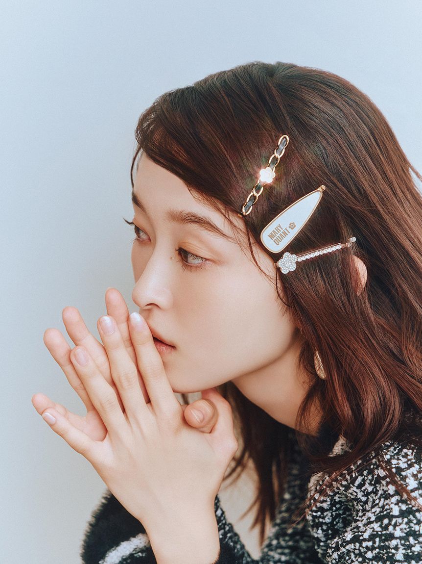 LILY BROWN「【LILY BROWN&times;MARY QUANT】デイジーヘアピンセット(Hearts2Hearts着用)」|ヘアバンド|WHT