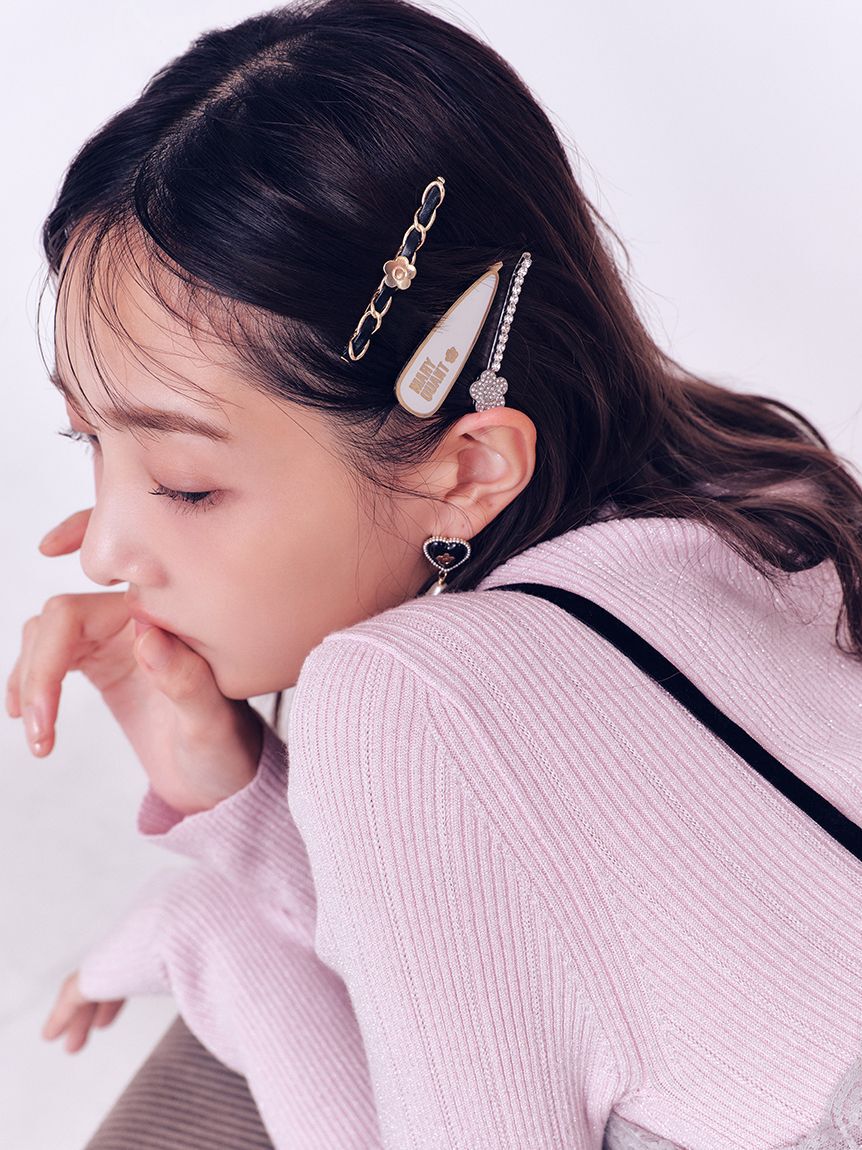 LILY BROWN「【LILY BROWN&times;MARY QUANT】デイジーヘアピンセット(Hearts2Hearts着用)」|ヘアバンド|