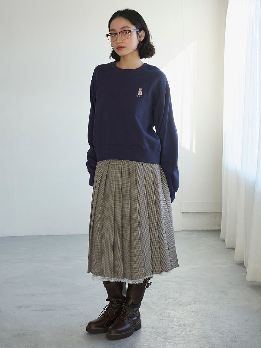 LILY BROWN「Lily Bearラブレターモチーフスウェット」|スウェット・ジャージ|