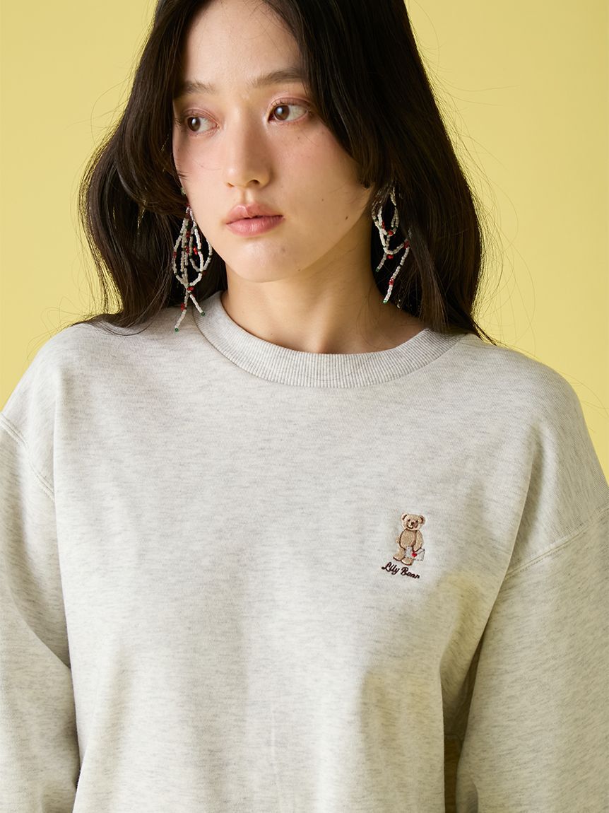 LILY BROWN「Lily Bearラブレターモチーフスウェット」|スウェット・ジャージ|