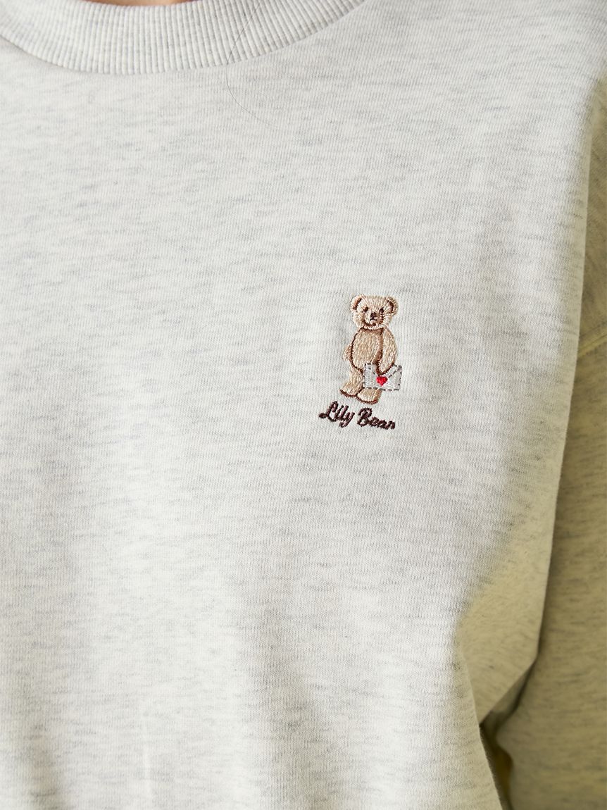 LILY BROWN「Lily Bearラブレターモチーフスウェット」|スウェット・ジャージ|