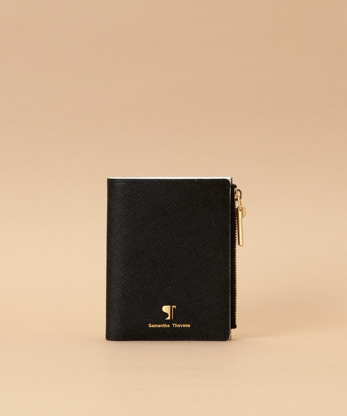 Samantha Thavasa「Pomme d'espoir ポムディスポワール バイカラー折財布」|財布|ブラック