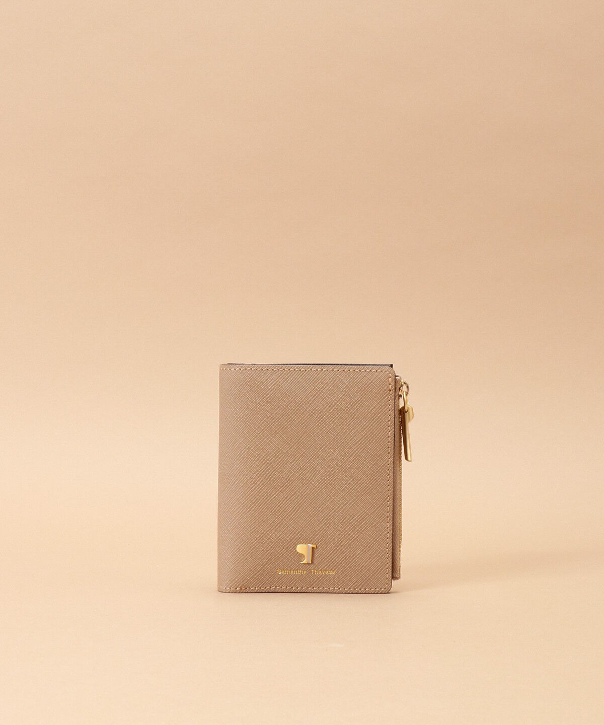 Samantha Thavasa「Pomme d'espoir ポムディスポワール バイカラー折財布」|財布|ベージュ