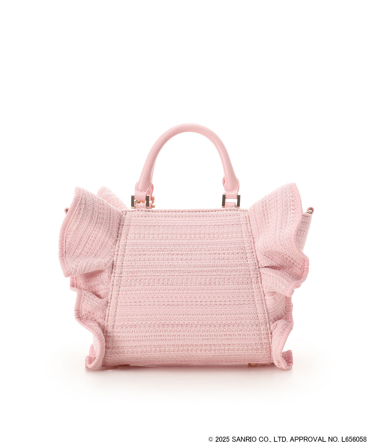 Samantha Vega「『リトルツインスターズ』（キキ＆ララ）フリルハンドバッグ」|ハンドバッグ|