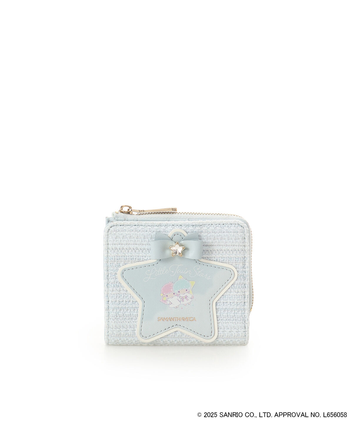 Samantha Vega「『リトルツインスターズ』（キキ＆ララ）折財布」|財布|ライトブルー