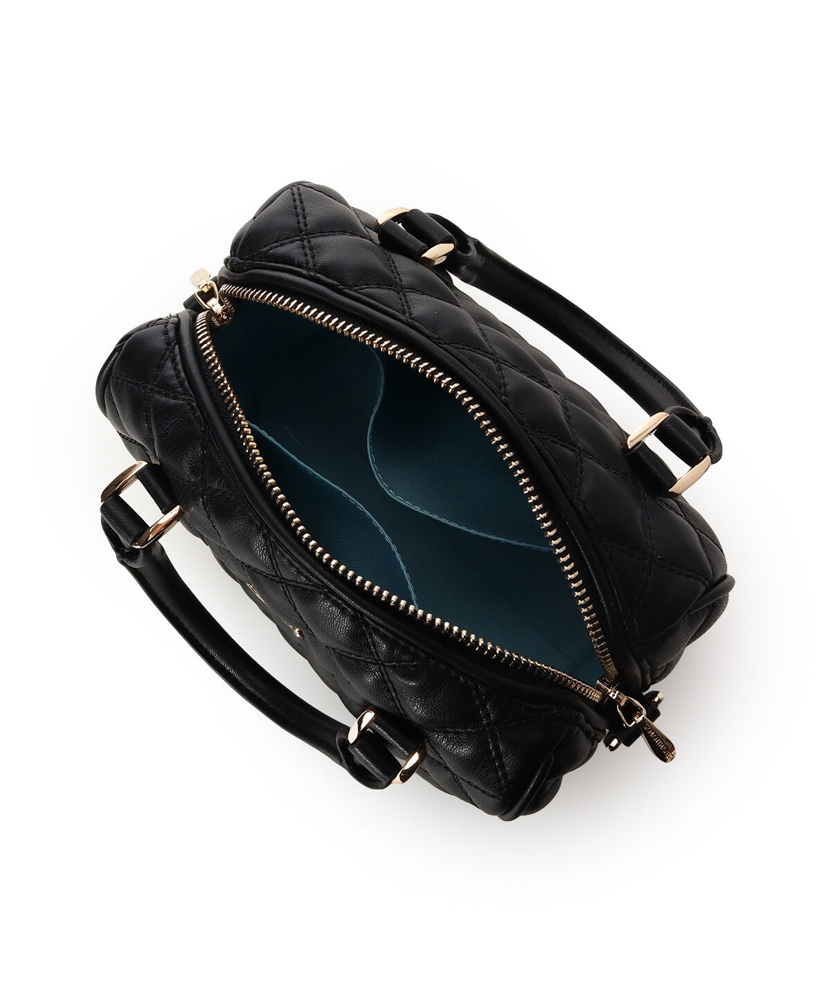 Samantha Vega「ダブルステッチダイヤキルトハンドバッグ」|ハンドバッグ|