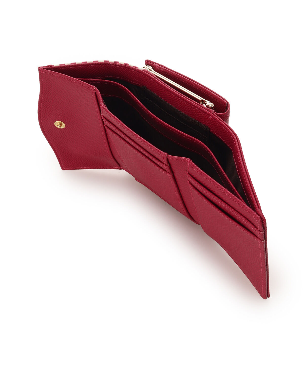 Samantha Vega「ストロベリーギンガム折財布」|財布|