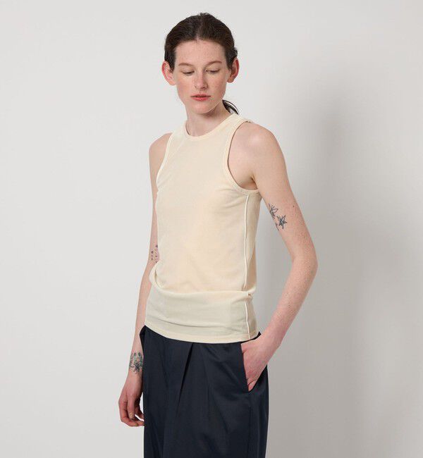 AEWEN MATOPH「＜AEWEN MATOPH＞ベロア アメリカンスリーブ タンクトップ」|タンクトップ|