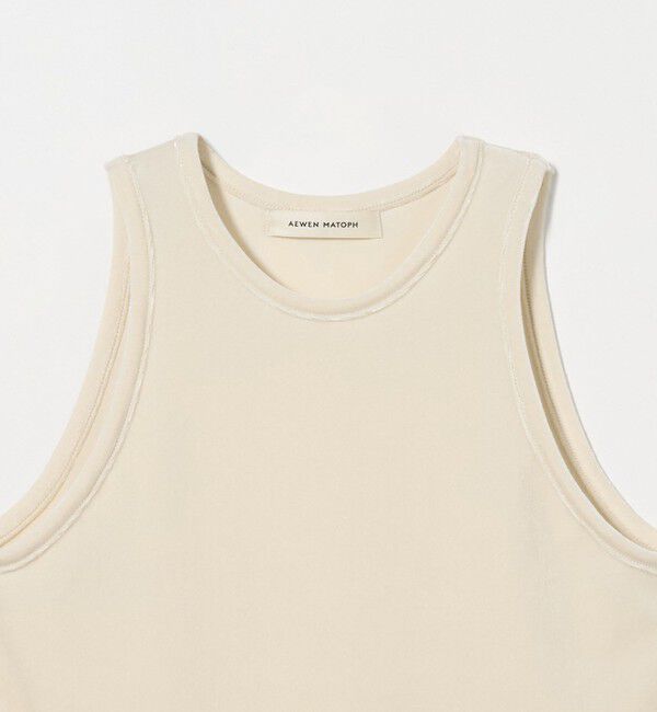AEWEN MATOPH「＜AEWEN MATOPH＞ベロア アメリカンスリーブ タンクトップ」|タンクトップ|