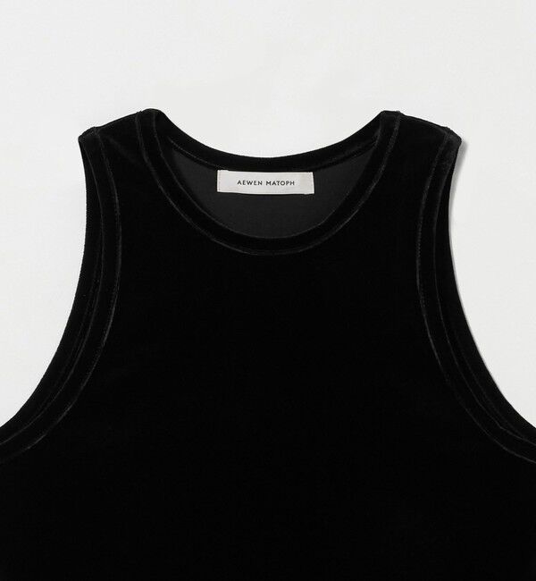 AEWEN MATOPH「＜AEWEN MATOPH＞ベロア アメリカンスリーブ タンクトップ」|タンクトップ|