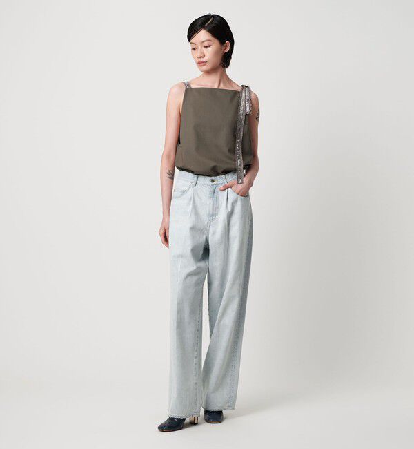 AEWEN MATOPH「＜AEWEN MATOPH＞スパンコールテープ 2WAYジレキャミソール」|キャミソール|
