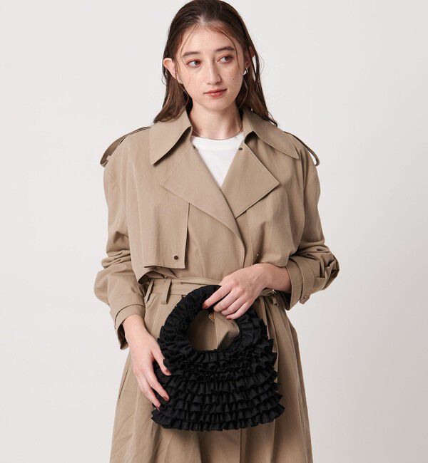 UNITED ARROWS「フリル ワンハンドルバッグ」|ハンドバッグ|