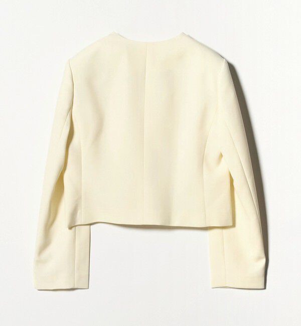 AEWEN MATOPH「＜AEWEN MATOPH＞Uネックショートジャケット」|ノーカラージャケット|