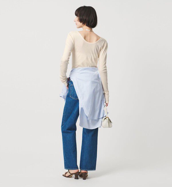 UNITED ARROWS「Uネック ロングスリーブ Tシャツ」|Tシャツ・カットソー|