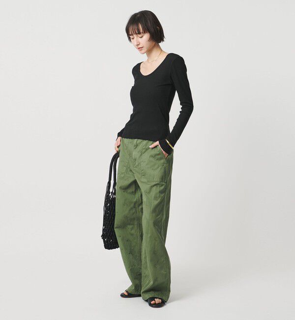 UNITED ARROWS「Uネック ロングスリーブ Tシャツ」|Tシャツ・カットソー|