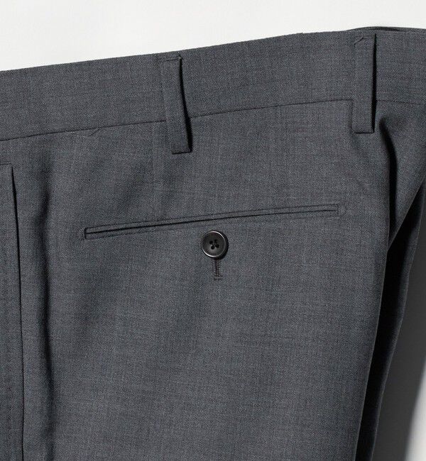 UNITED ARROWS「トロピカル クリース テーパード 1プリーツ スラックス」|チノ|