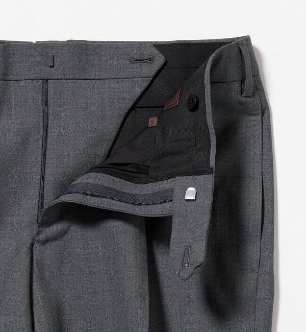 UNITED ARROWS「トロピカル クリース テーパード 1プリーツ スラックス」|チノ|