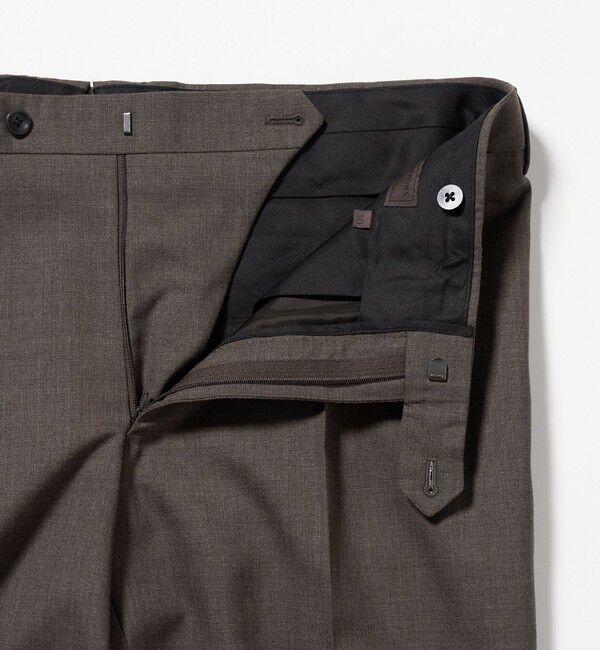 UNITED ARROWS「トロピカル クリース テーパード 1プリーツ スラックス」|チノ|