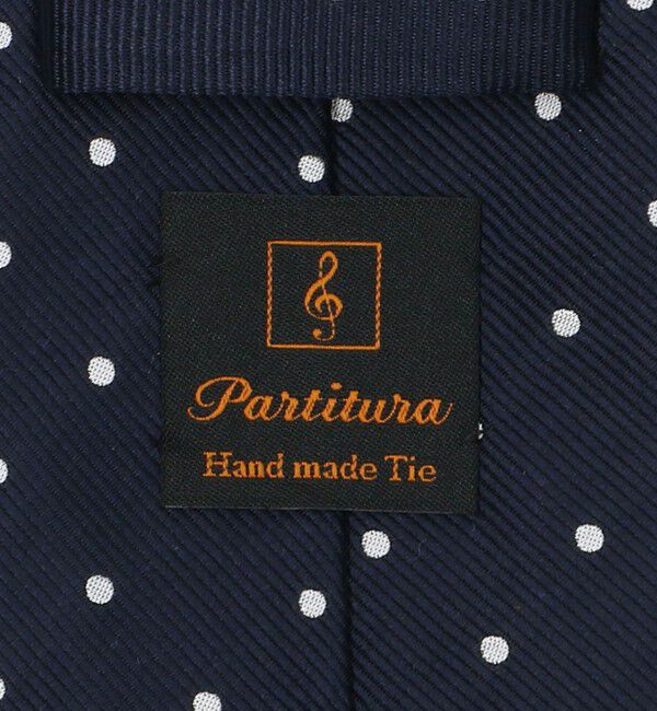 UNITED ARROWS green label relaxing「＜partitura＞8.0cm ドット2 ネクタイ」|ネクタイ・蝶ネクタイ|