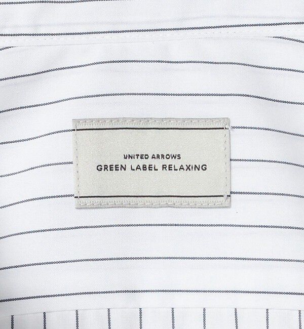 UNITED ARROWS green label relaxing「コットン ピンストライプ タブカラー ドレスシャツ -イージーアイロン-」|シャツ・ブラウス|