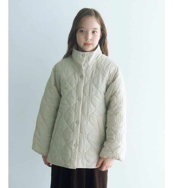 UNITED ARROWS green label relaxing「フラワーキルト ブルゾン/ キッズ 100cm-160cm」|その他|