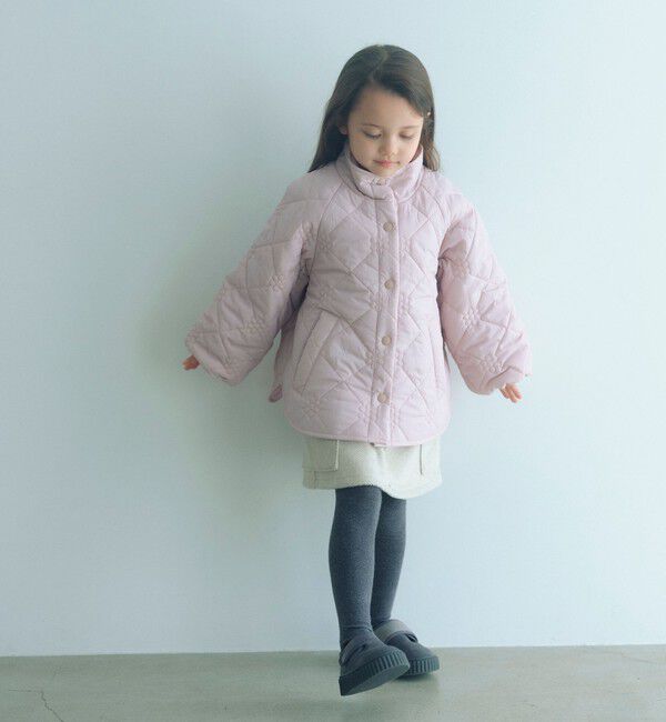 UNITED ARROWS green label relaxing「フラワーキルト ブルゾン/ キッズ 100cm-160cm」|その他|LT.PINK