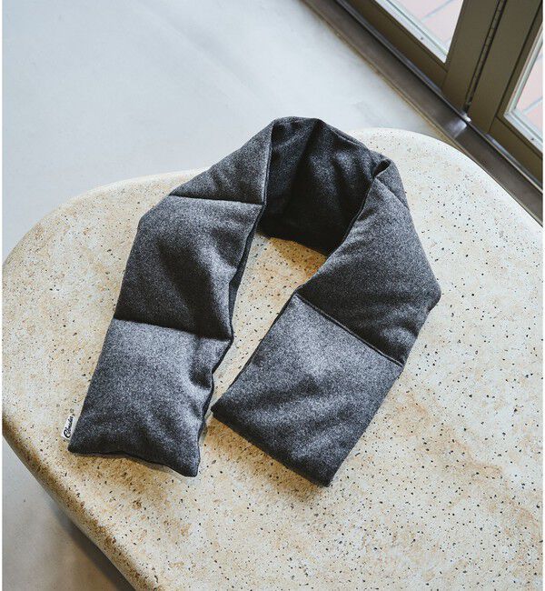 UNITED ARROWS green label relaxing「【別注】＜COBMASTER＞GLR グレー ダウン マフラー」|マフラー|DK.GRAY