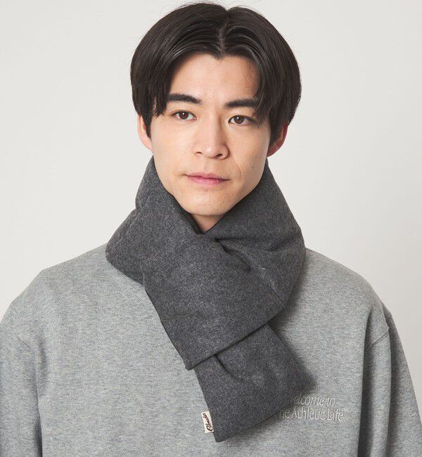 UNITED ARROWS green label relaxing「【別注】＜COBMASTER＞GLR グレー ダウン マフラー」|マフラー|