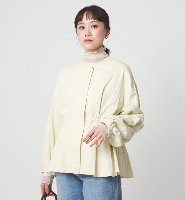 UNITED ARROWS green label relaxing「［size SHORTあり］ウエスト ギャザー ブルゾン」|ブルゾン・スタジャン|