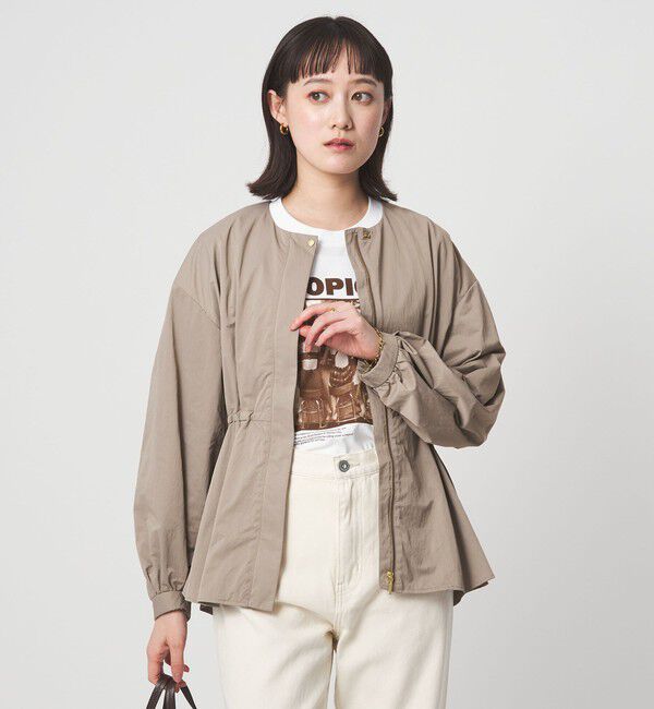 UNITED ARROWS green label relaxing「［size SHORTあり］ウエスト ギャザー ブルゾン」|ブルゾン・スタジャン|MOCA